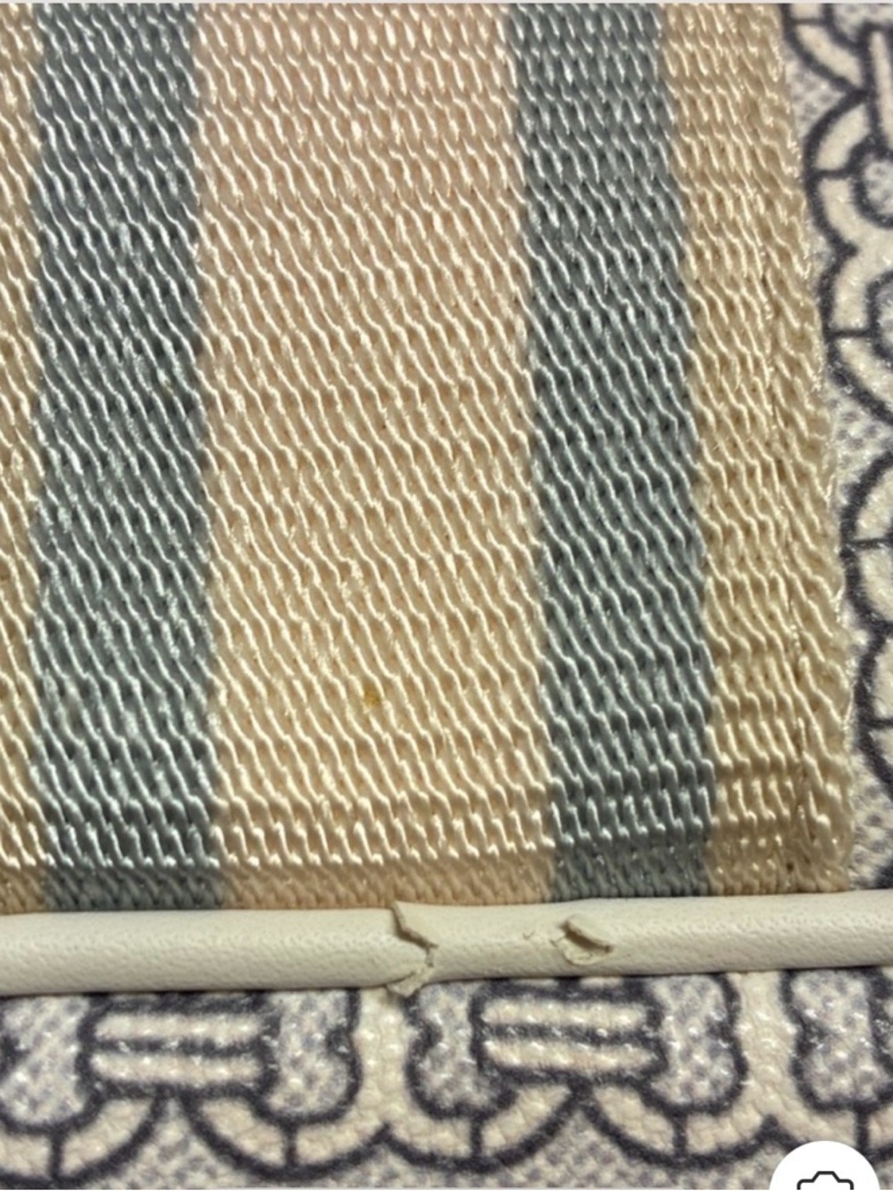 Rare Tory Burch Gemini Link Canvas Daisy Appliqué Crossbody bag - Picture 7 of 7